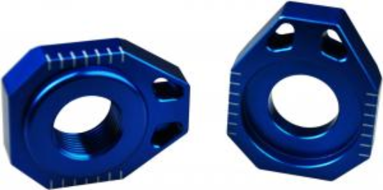 Afbeeldingen van Scar Achteras blokken Blauw Dikte As 20MM KTM Husqvarna GasGas - kopiëren