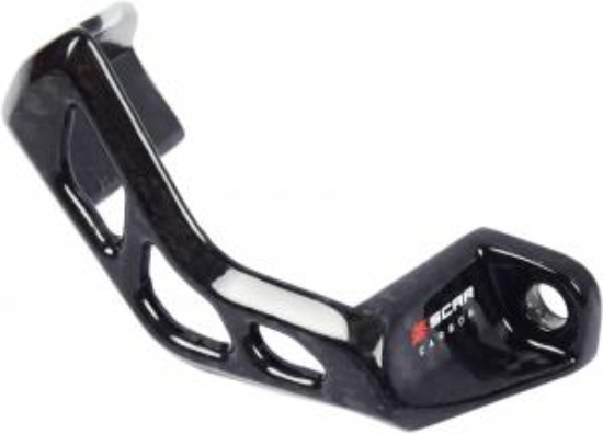 Afbeeldingen van Scar Carbon Achterremklauwbeschermer Kawasaki KX250 2004-2022 KX250F 2004-2019 KX450 2019-2022 KX450F 2006-2018 Yamaha YZ125 YZ250 2022-2026 Fantic XX125 XX250 2023-2024