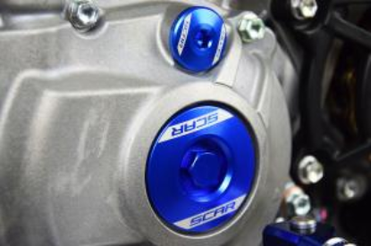 Picture of Scar Motorplug Blauw Yamaha WR250F 2015-2024 WR450F 2016-2024 YZ250F 2014-2024 YZ450F 2010-2022
