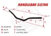 Picture of RENTHAL HANDLEBAR 22MM ATV SILVER 794 YAMAHA YFZ450 04-05 794-01-SI-04-227