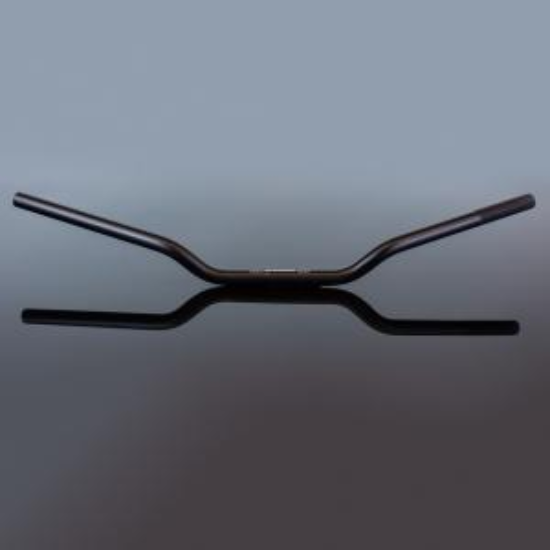 Afbeeldingen van RENTHAL HANDLEBAR 22MM BLACK ROAD HIGH 756 756-01-BK