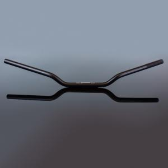 Afbeeldingen van RENTHAL HANDLEBAR 22MM BLACK ROAD LOW 754 754-01-BK