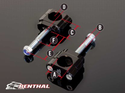 Picture of Stuurklemmen 36MM Renthal KTM SXF/XC 23 HUSQ FX/FC/FS 23