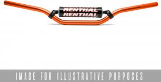 Afbeeldingen van RENTHAL HANDLEBAR 22MM ORANGE-PADDED 783 ATV RACE BAR 783-01-OR-03