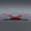 Picture of RENTHAL HANDLEBAR 22MM RED-PADDED 693 ENDURO 693-01-RD-01-185