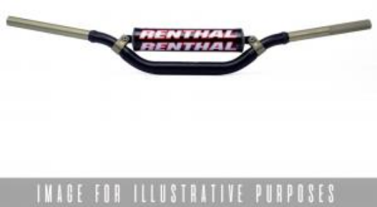 Afbeeldingen van RENTHAL HANDLEBAR TWINWALL BLACK-PADDED 994 KTM HIGH 994-01-BK