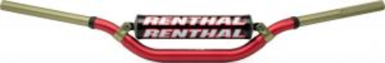 Picture of RENTHAL HANDLEBAR TWINWALL RED-PADDED 997 RC/HONDA CR/CRF 04-13/KAWA/KX/KXF 06-14 997-01-RD