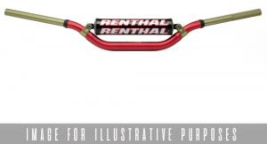 Afbeeldingen van RENTHAL HANDLEBAR TWINWALL RED-PADDED 999 MCGRATH/SHORT 999-01-RD