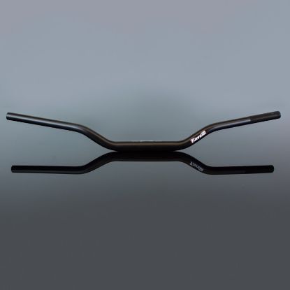 Afbeeldingen van RENTHAL HANDLEBAR FATBAR BLACK 604 604-50-BK ADVENTURE MEDIUM