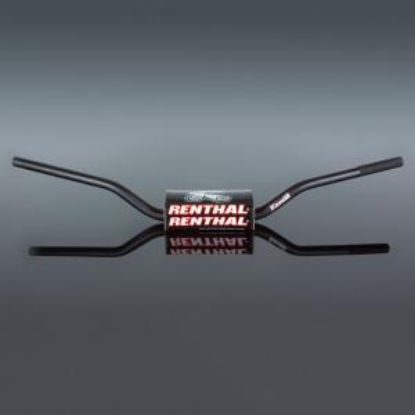 Afbeeldingen van RENTHAL HANDLEBAR FATBAR BLACK 609 RC HIGH 609-01-BK