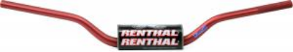 Afbeeldingen van RENTHAL HANDLEBAR FATBAR RED 605 CR HIGH/RICKY JOHNSON 605-01-RD