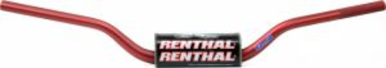 Afbeeldingen van RENTHAL HANDLEBAR FATBAR RED 609 RC HIGH 609-01-RD