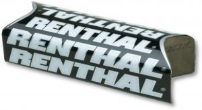 Afbeeldingen van RENTHAL BARPAD P275 TEAM ISS FATBAR-BLK/WHT/SILVER
