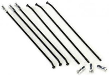 Picture of Spaakset 5 Stuks Zwart 17 Inch voorwiel  SX65  OEM (Standaard Naaf)