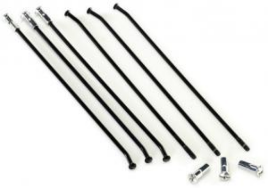 Picture of Spaakset 5 Stuks Zwart 17 Inch voorwiel  SX65  OEM (Standaard Naaf)