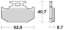 Picture of KX89-94 RM89-90 YZ90-91-Achterremblokken