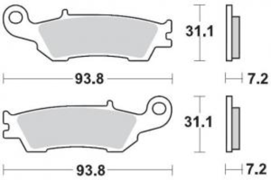 Afbeeldingen van YZ 08-.. YZ250F 07-20 YZ450F 08-19-Voorremblokken