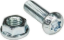 Afbeeldingen van CR/CRF V+A Remschijfboutset 6 Stuks M6X19 HEX HEAD AND M6 LOCK NUT