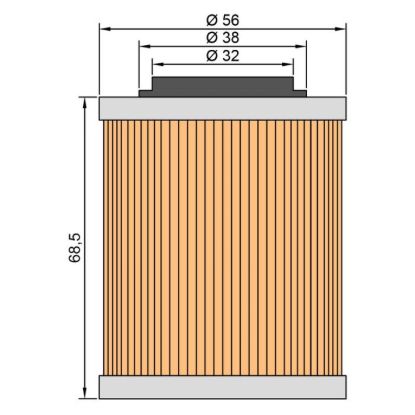 Afbeeldingen van Can Am/Bombardier 330/800 Aprilia ETV/RS Oliefilter