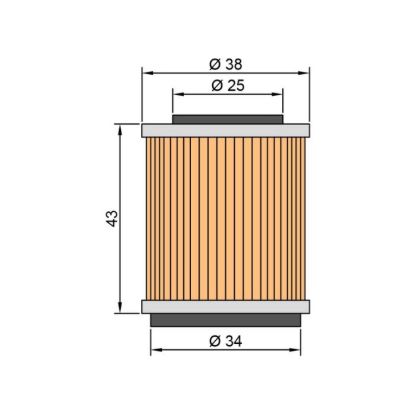 Afbeeldingen van YFM200/250 Oliefilter