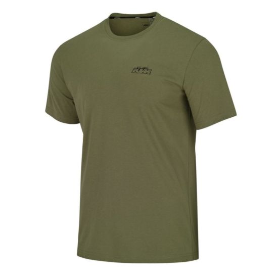 Picture of LOGO T-SHIRT MILITARY GREEN S