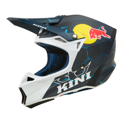 Afbeeldingen van Kini Red Bull MXC2 Helmet Kini Red Bull 2.0 blue/white