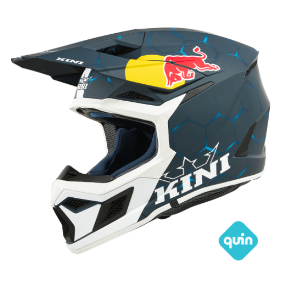 Afbeeldingen van Kini Red Bull MX3 Youth Helmet Kini Red Bull 1.0 blue/white