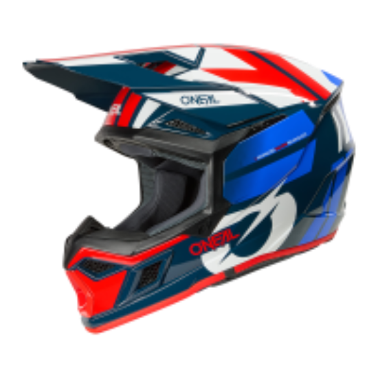 Picture of 3SRS Helmet RIDE blue/white/red
