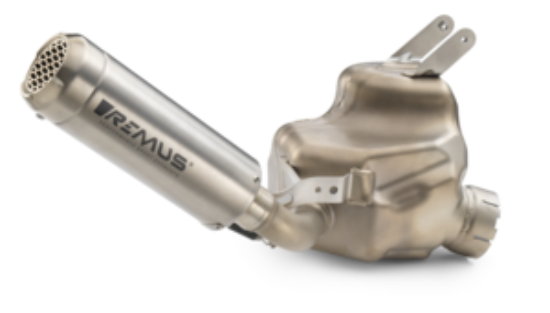 Afbeeldingen van 125-390 Duke 24-26 / 390 Enduro/SMC/Adv 25-26 REMUS SLIP-ON SILENCER