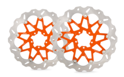 Picture of 1290 duke 16-23 / 1390 Duke 14-26 WAVE BRAKE DISC SET
