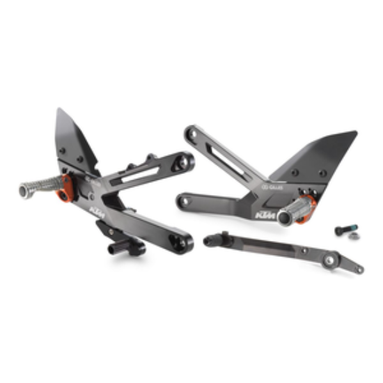 Afbeeldingen van 990 RC R 26-27 FACTORY FOOTPEG SYSTEM