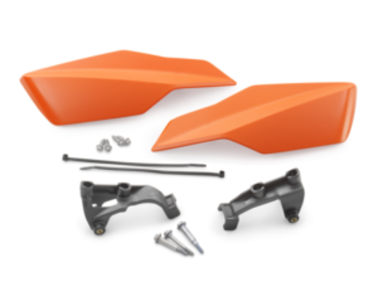 Picture of 125-500 SX(F)/EXC(F) 14-27 HANDGUARD KIT ORANGE